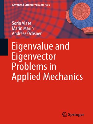 cover image of Eigenvalue and Eigenvector Problems in Applied Mechanics